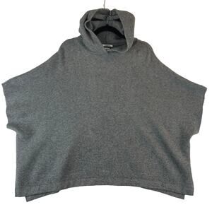 Zara Knitwear Fancy Winter Collection Gray Poncho Kid's 11-12 Yr EUC